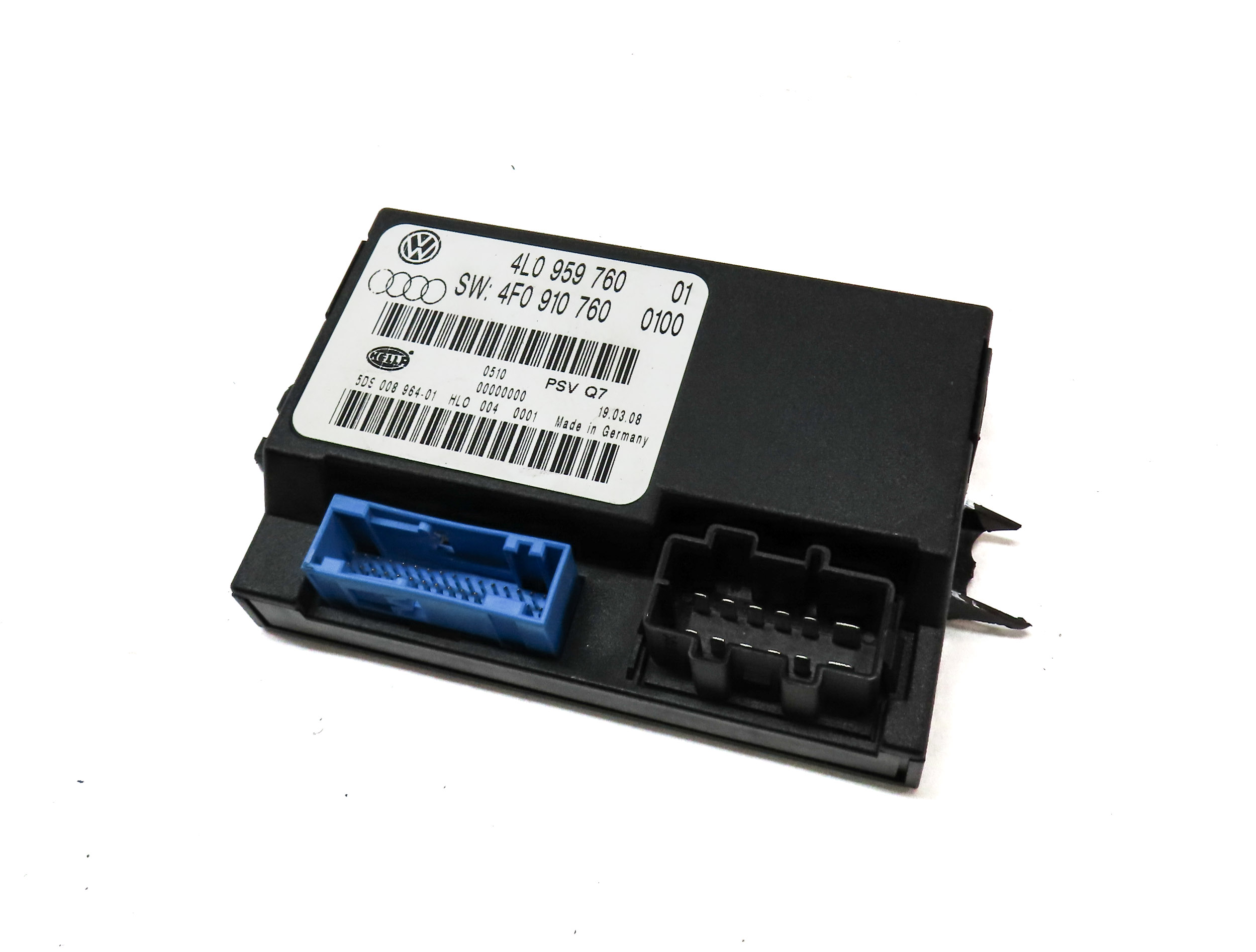 2007-2008 AUDI Q7 (4L) LEFT FRONT DRIVER MEMORY SEAT CONTROL MODULE COMPUTER — exact item pictured